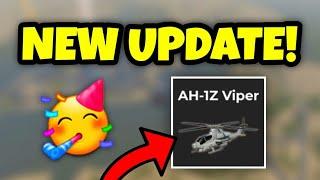 The NEW AH-1Z Viper UPDATE Is FINALLY HERE! | War Tycoon