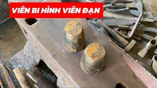 Anh khách LẠNG SƠN gửi viên bi NHẬT HÌNH VIÊN ĐẠN để rèn dao bếp chặt gà! DAO CHẶT XƯƠNG 1,5kg khủng