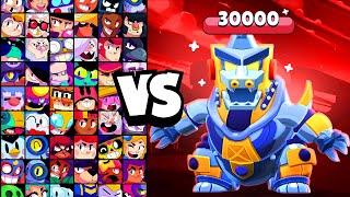 MECHA GODZILLA vs ALL BRAWLERS! | Brawl Stars