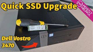 Dell Vostro 3470 SSD Upgrade - Simple Step by Step