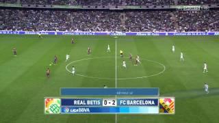 Betis - Barcelona Highlights HD 10.11.2013