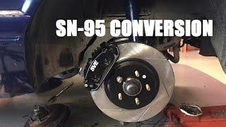 1986 Mustang GT Project - 5 Lug- SN95 13" Brake Complete Conversion