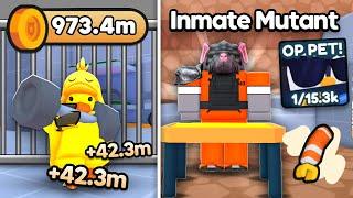 I Unlocked NEW Prison World in Arm Wrestle Simulator with STRONGEST Pets! (Roblox)