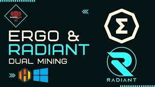 Ergo (ERG) and Radiant (RXD) Dual Mining Tutorial