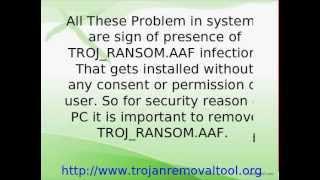 TROJ_RANSOM.AAF :  Delete TROJ_RANSOM.AAF easily