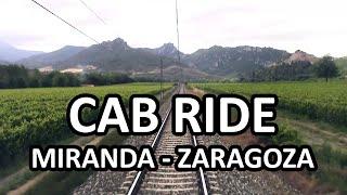 Cab Ride - Rail View TREN  MIRANDA ZARAGOZA ALVIA 120