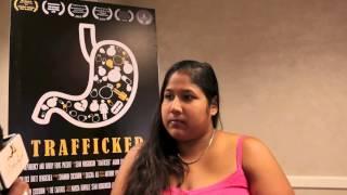 Actress Kia Rollock At the Press Junket for TRAFFICKED