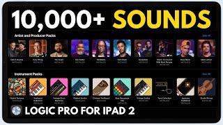 SOUND LIBRARY | Download and Manage Sound Packs in Logic Pro for iPad