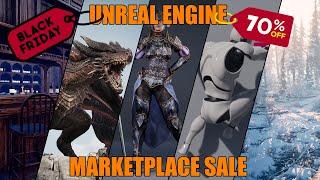 Unreal Engine Marketplace Black Friday Sale 2024 | Top 10 Assets & What To Buy | Up To 70% Off