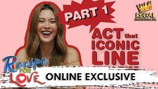 Recipe For Love Exclusive: Cora takes on the 'Act that Iconic Line Challenge' | Part 1