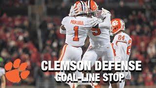 Clemson Defense Makes Winning Goal-Line Stand