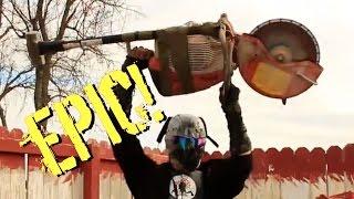 10 EPIC Zombie Video Game Weapons in Real Life!  Zombie Go Boom