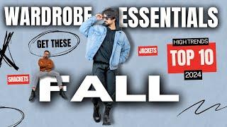 Fall Wardrobe Essentials for Men in 2024 | Men's Fashion Tips | Fall Outfits