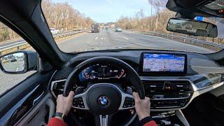 2021 BMW M550i xDrive - POV Test Drive | 0-60