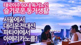 65. 서울에서 대리운전대신 파타야에서 아메리카노를 마십니다!  - 60대 태국이주 독거노인의 슬기로운 동거생활 #틀딱크리스 #슬기로운독거생활 #슬기로운동거생활 #태국생활