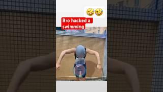 Bro hack a swimming.#viral