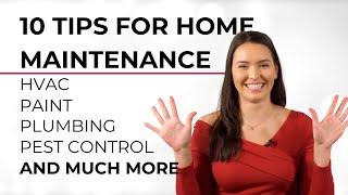 Top 10 Home Maintenance Tips for New Homeowners | Keep Your Dream Home Perfect