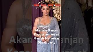 Akansha Ranjan Kapoor arrives at Manish Malhotras Diwali party