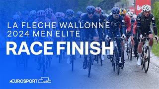 SIGNATURE WIN  | 2024 La Flèche Wallonne Men Elite Race Finish | Eurosport Cycling