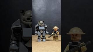 How to build a Lego FALLOUT T-60 Power Armor #lego #legotutorial #fallout #shorts