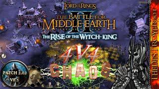 Killin' In The Cold | CHAOS 4V4 | LotR BFME2 RotWK 2.02