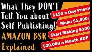 Amazon Best Sellers Rank (BSR) Explained for KDP Low Content Books and Self Published Authors [2022]