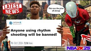 NBA 2K25 COMMUNITY REACTS TO PLAYERS BEING BANNED FOR USING RHYTHM SHOOTING