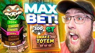 MAX BET ON SNAKES AND LADDERS GAME SHOW! (HUGE WINS)