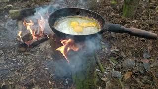 Первый одиночный поход| Финская свеча| Лесная кухня