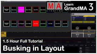 Start Building GrandMA3 BUSKING SHOWFILE from scratch - GrandMA3 Tutorial