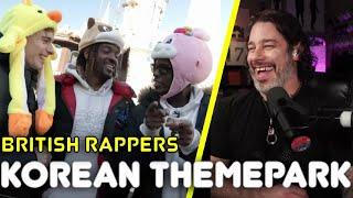 U.S. Marine Reacts - British Rappers visit a Korean Theme Park! - Korean Englishman