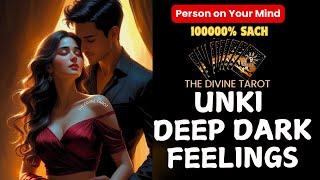 ️UNKI DEEP DARK FEELINGS | HIS CURRENT FEELINGS TODAY | HINDI TAROT CARD READING | THE DIVINE TAROT