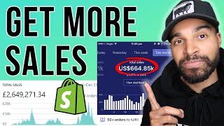 HOW TO INCREASE YOUR DROPSHIPPING SALES [Shopify Tutorial]