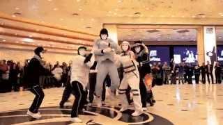 Jabbawockeez Uptown Funk Flashmob at MGM Grand Hotel & Casino