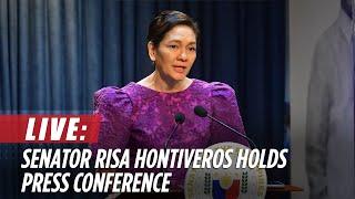 LIVE: Sen. Risa Hontiveros holds presscon on her substitute anti-teen pregnancy bill | January 23