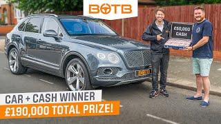 BOTB Winner! New Bentley Bentayga V8 + £50,000 - Week 29 2021 - Richard Sharples