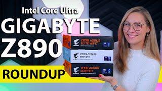 New Gigabyte Z890 Motherboard Line-up - Core Ultra 2 Series Ready