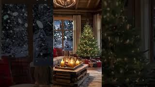 Cozy Winter Wonderland Christmas Ambience #christmas #snow #ambience #cozy #winter #fireplace #asmr