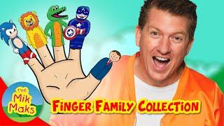 Finger Family Collection | 9 Finger Family Songs | Nursery Rhymes | The Mik Maks