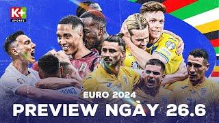 NHẬN ĐỊNH BẢNG E - F EURO 2024: ĐIỂM SỐ ĐỒNG ĐỀU, CẠNH TRANH QUYẾT LIỆT CHO TẤM VÉ ĐI TIẾP