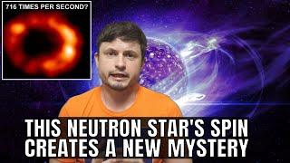 Fastest Spinning Neutron Star Just Found, But Its Spin Makes No Sense