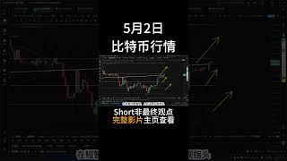5月2日short比特币指标表现多头乐观！收敛楔形尾段突破，已来到支撑阻力互换线上方，后续上涨需要等待其稳定 #btc #以太坊 #eth #投資 #數字貨幣 #技術分析 #比特幣 #合約 #短线交易