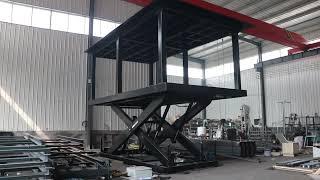 4ton capacity double platform scissor car lift from Nostec lift