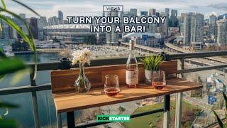 Small Apartment Decor Idea: The Views Balcony™ Bar Mini