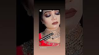bridal makeup done by divya.   , Vidhi beauty parlour in sachendi near post office