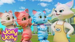 Three little kittens, Hickory dickory dock + More | Jolly Jolly - Learn and Play - Nursery Rhymes