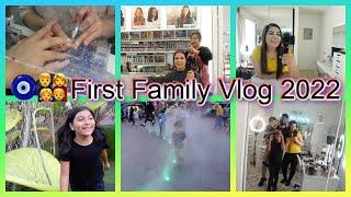 First Family Vlog / New Nails/Hair transformation | get glam with sadaf