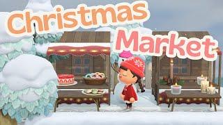 Christmas Market | Winter Christmas Cottagecore Island | ACNH Animal Crossing New Horizons