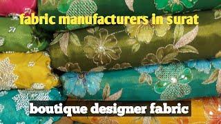 boutique designer fabric manufacturers || designer fabric wholesale market || mba fabric wala