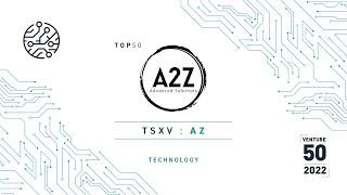 A2Z Smart Technologies Corp. (TSXV: AZ) - 2022 TSX Venture 50